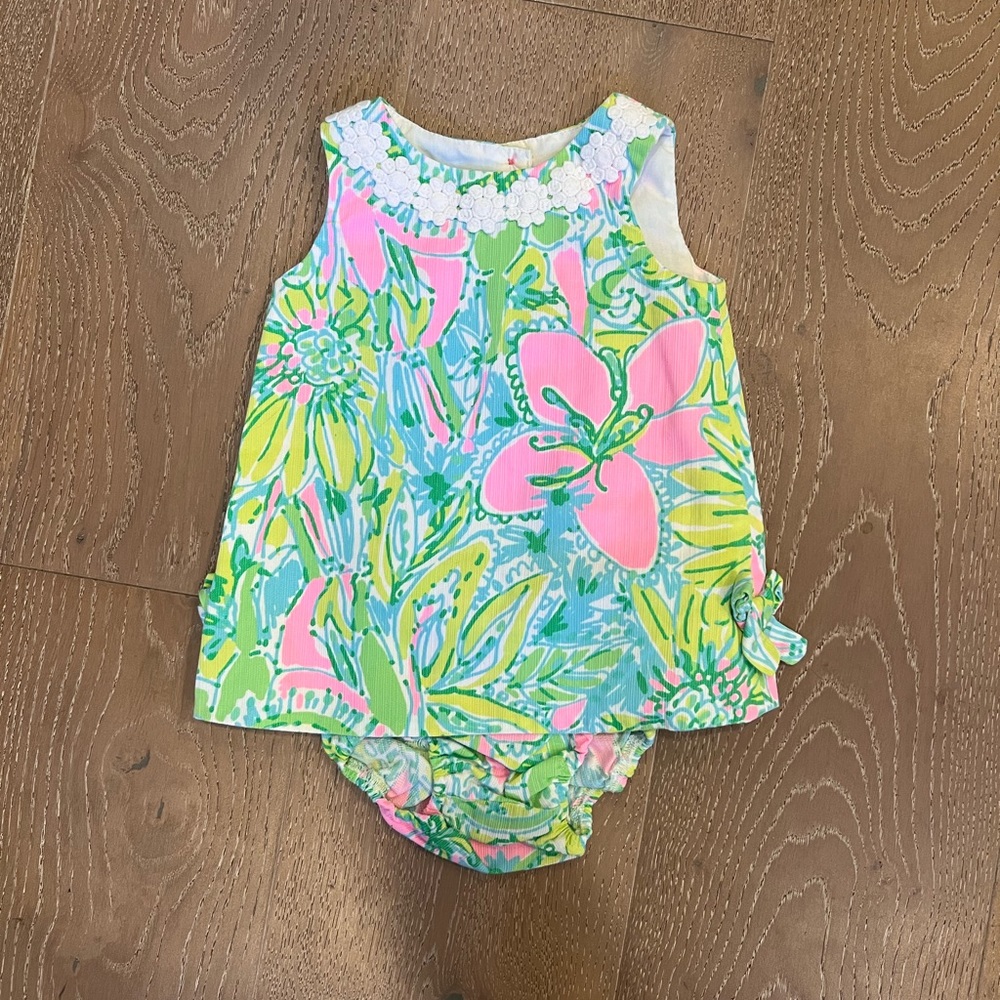 VGUC Lilly Pulitzer Coconut Jungle dress 3-6 month